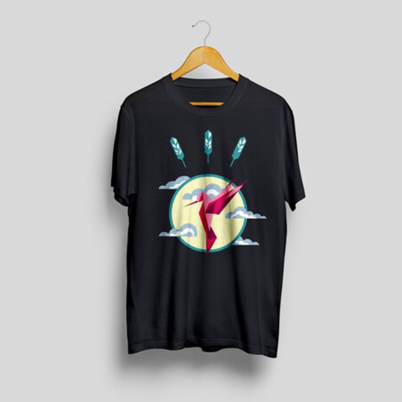 Hummingbird printed t-shirt